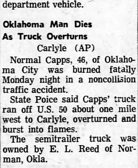 Normal capps wreck